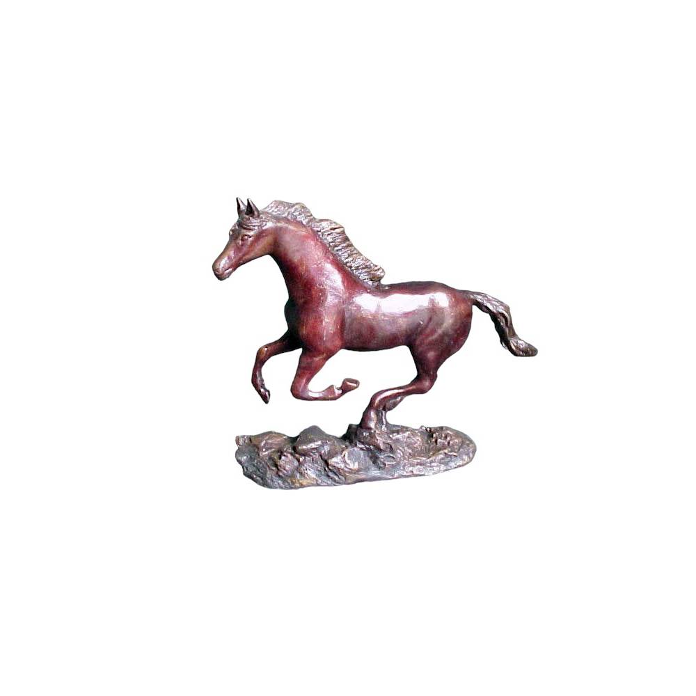 Bronze Galloping Horse Table-Top Sculpture