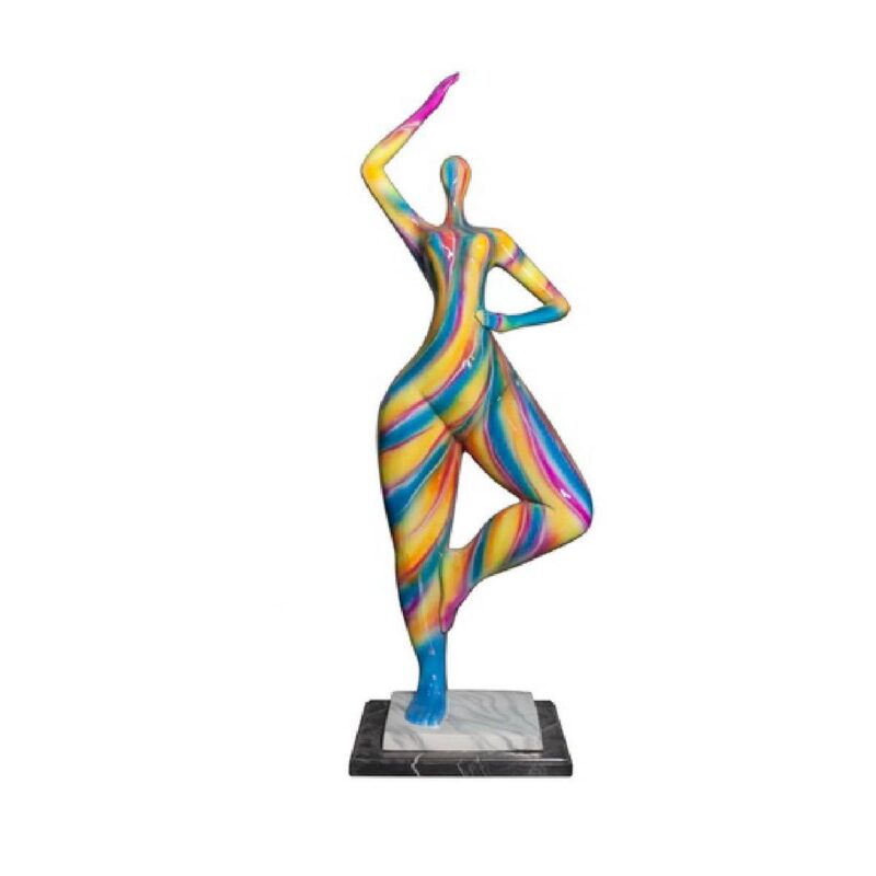SRBCS091170 Colorsplash Modern Lady Dancer Sculpture by Metropolitan Galleries Inc.