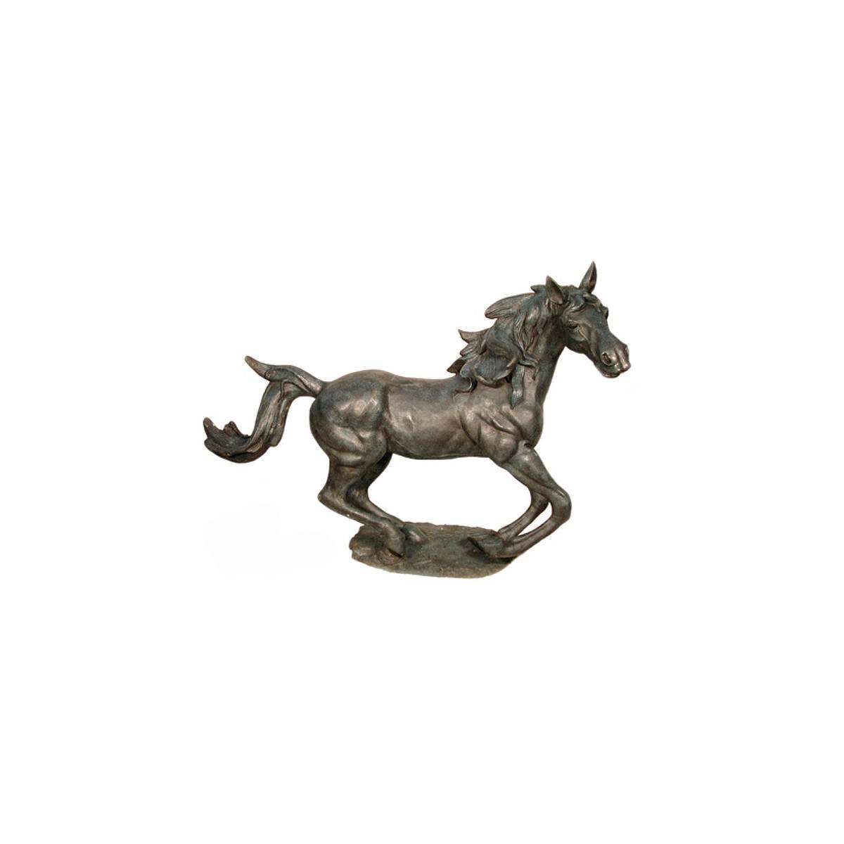 Bronze Running Horse Sculpture