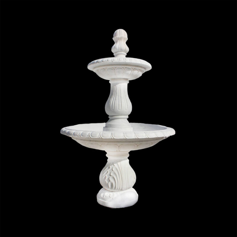 JBF1400 White Marble Florence Fountain by Metropolitan Galleries Inc