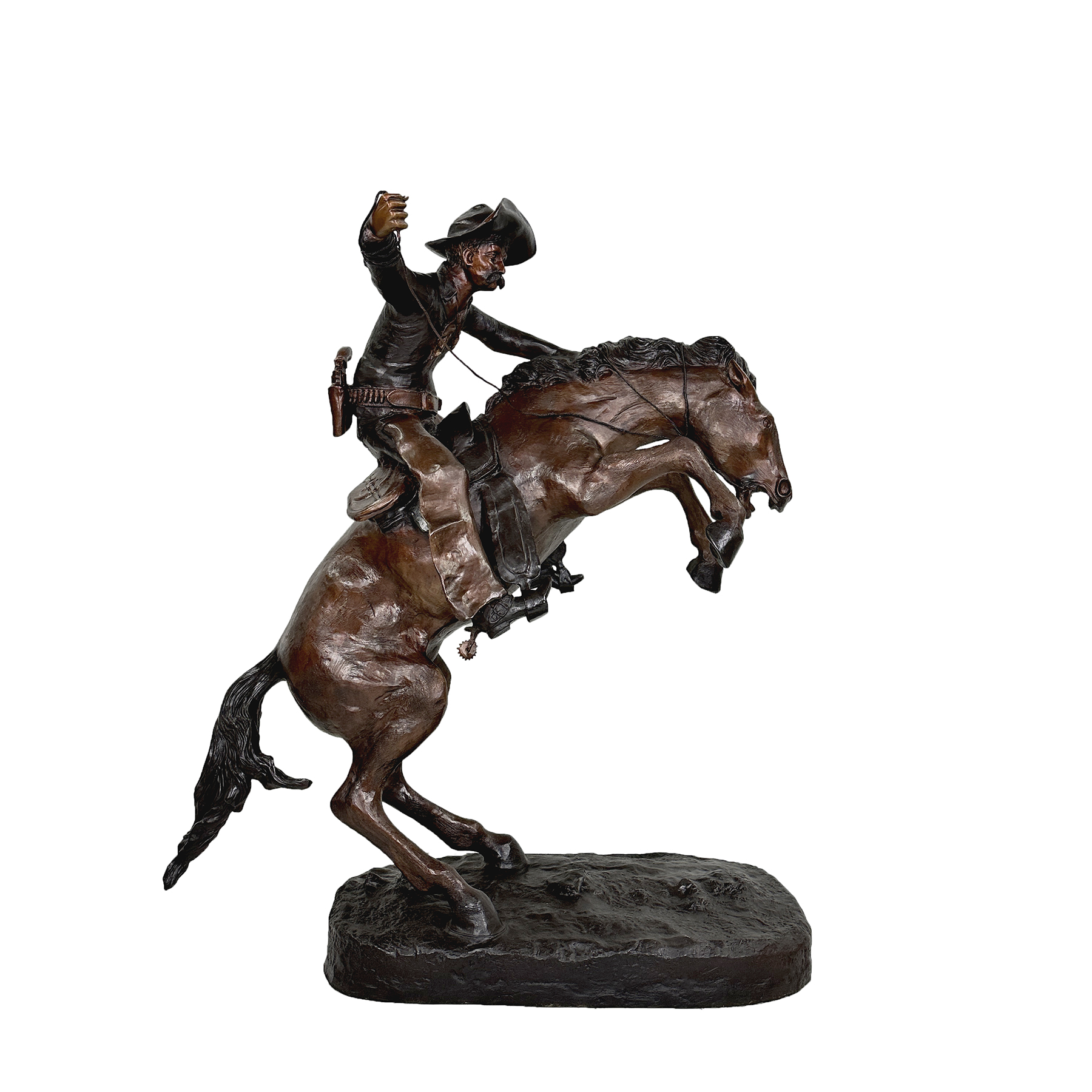 Bronze Remington ‘Bronco Buster’ Sculpture