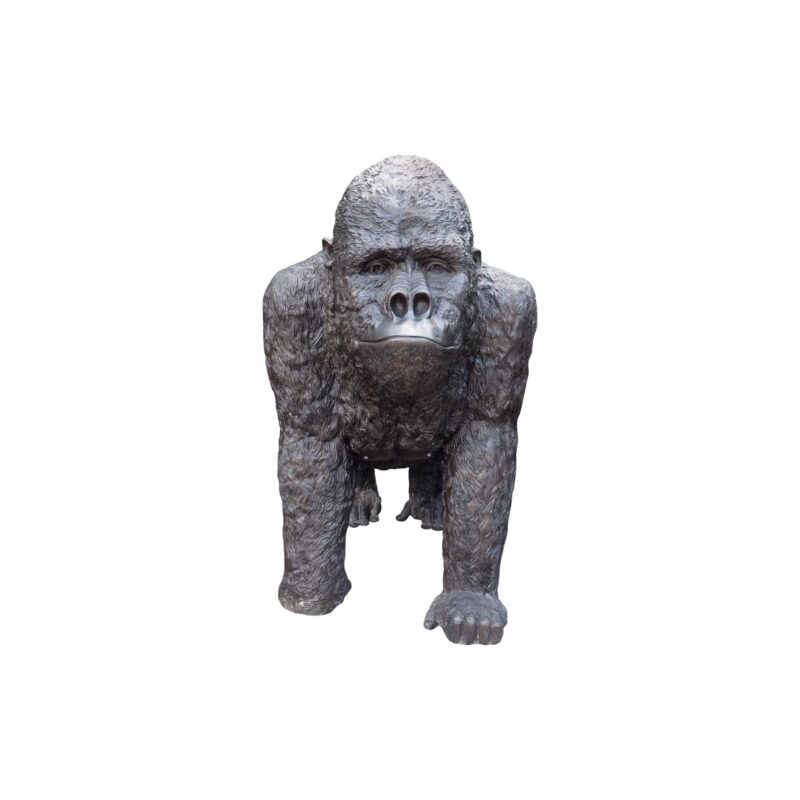 SRB704415 Bronze Large Gorilla Sculpture by Metropolitan Galleries Inc. 1