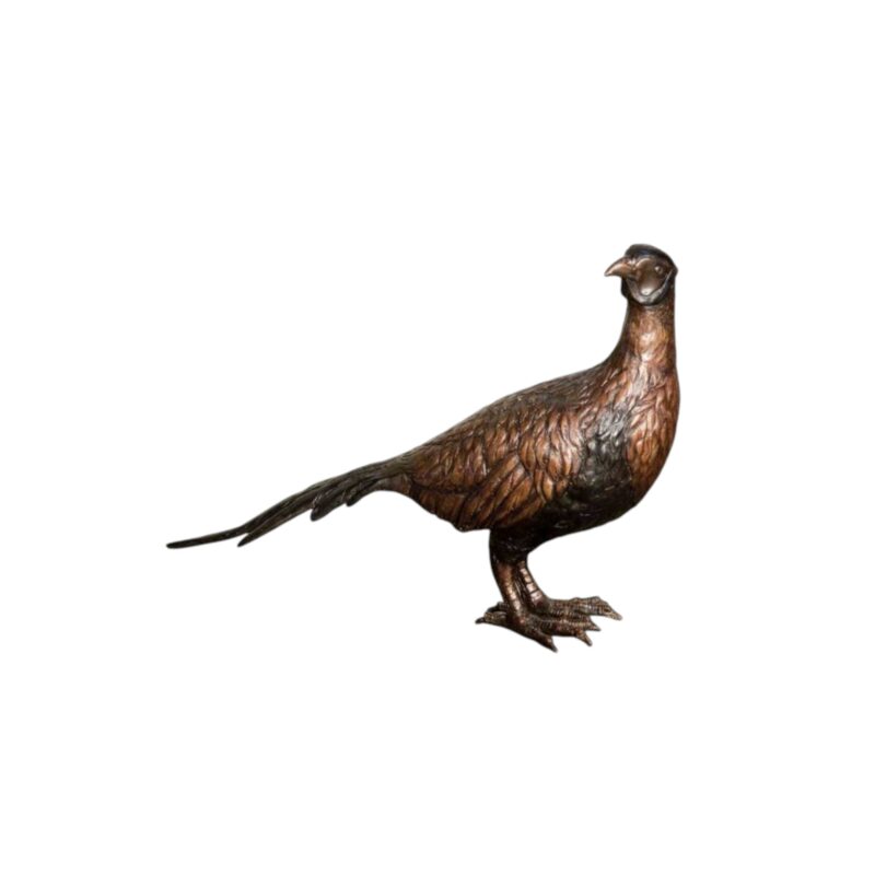 SRB057873 Bronze Pheasant Sculpture by Metropolitan Galleries Inc.