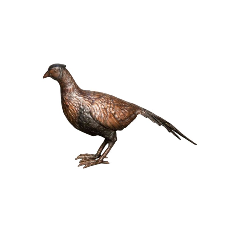 SRB057875 Bronze Pheasant Sculpture by Metropolitan Galleries Inc.
